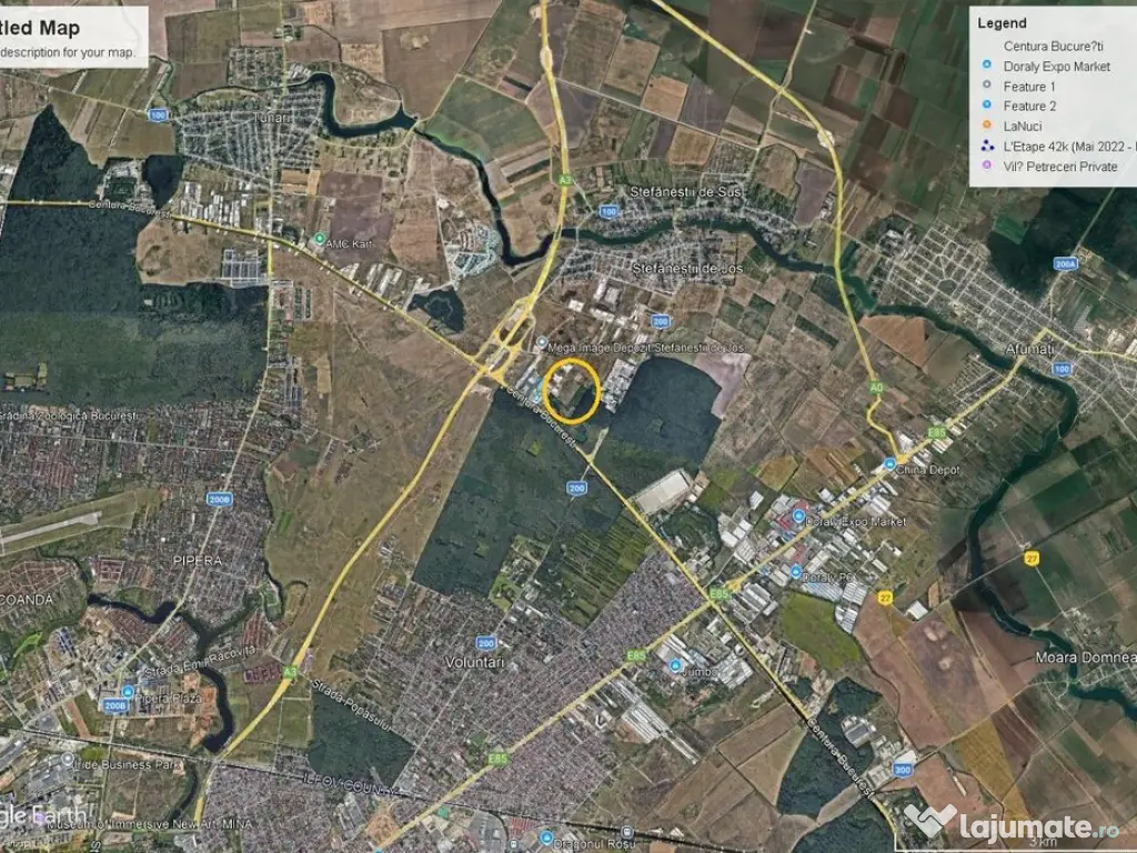 Teren intravilan Soseaua de centrua Stefanestii de Jos