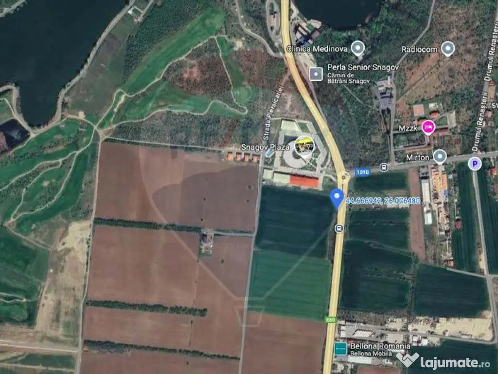 Teren 5,005mp Snagov /Deschidere la DN 1