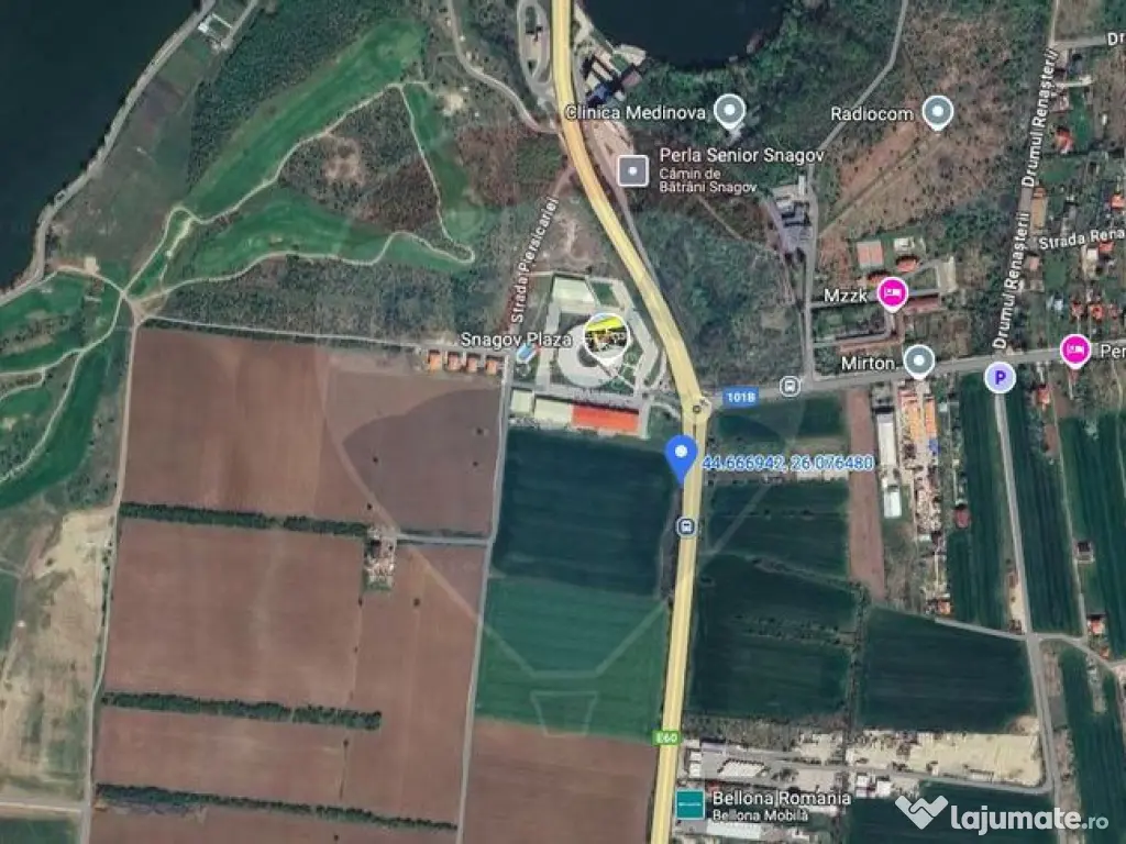 Teren 5,005mp Snagov /Deschidere la DN 1