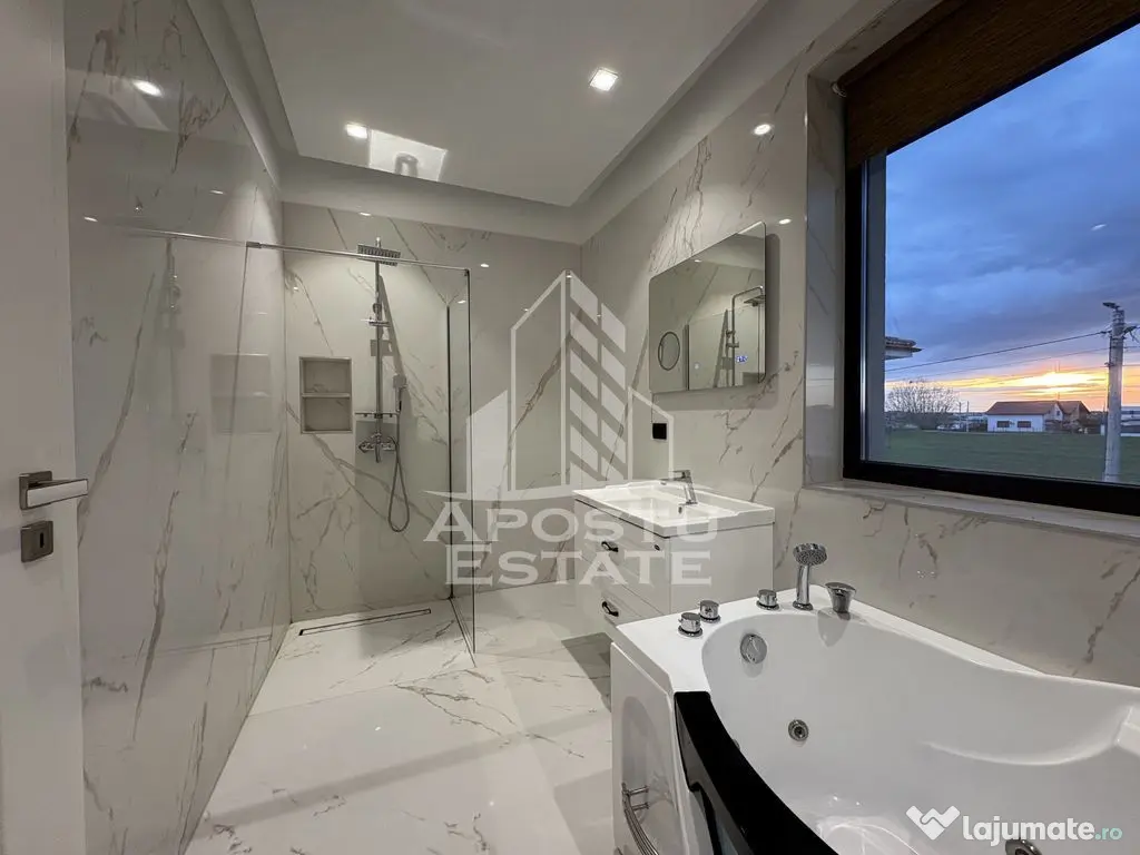 Vila de lux cu piscina incalzita de vanzare in Mosnita No... 