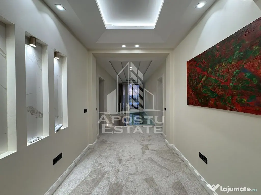 Vila de lux cu piscina incalzita de vanzare in Mosnita No... 