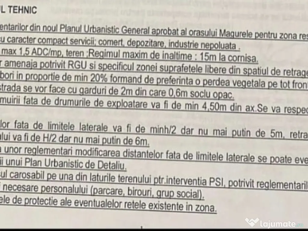 Terenuri Industriale 2000-5000mp Magurele-Buda 