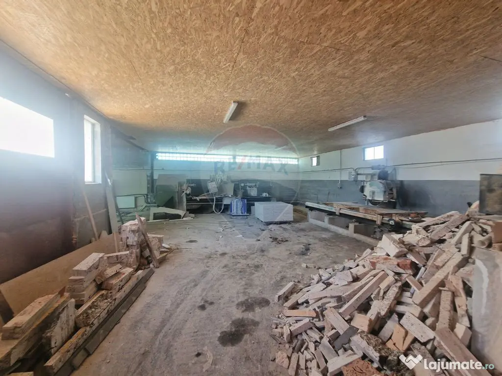 Hala de depozitare si productie în Almas, Județul Neamț