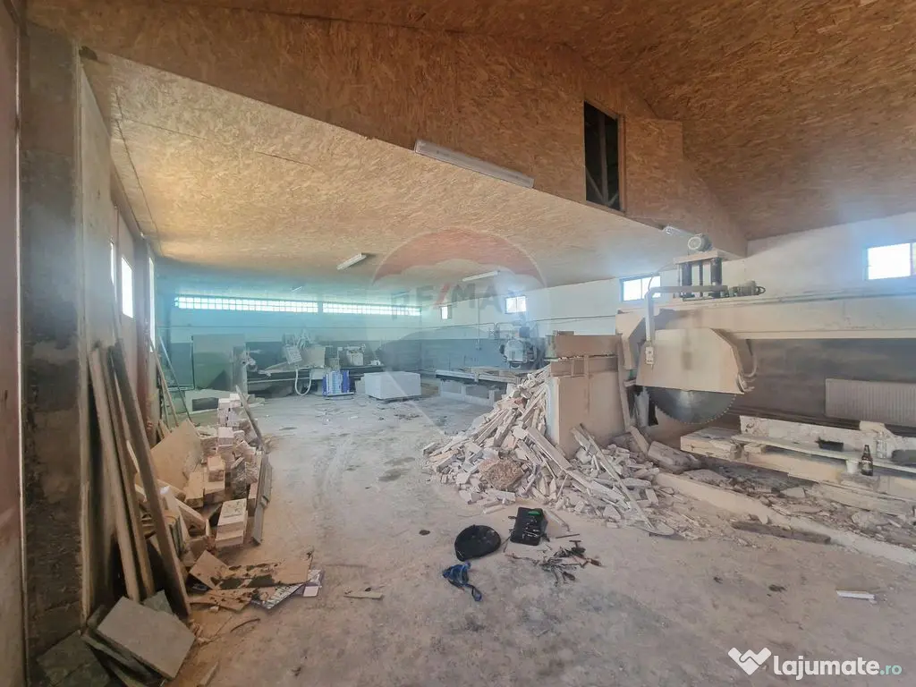 Hala de depozitare si productie în Almas, Județul Neamț