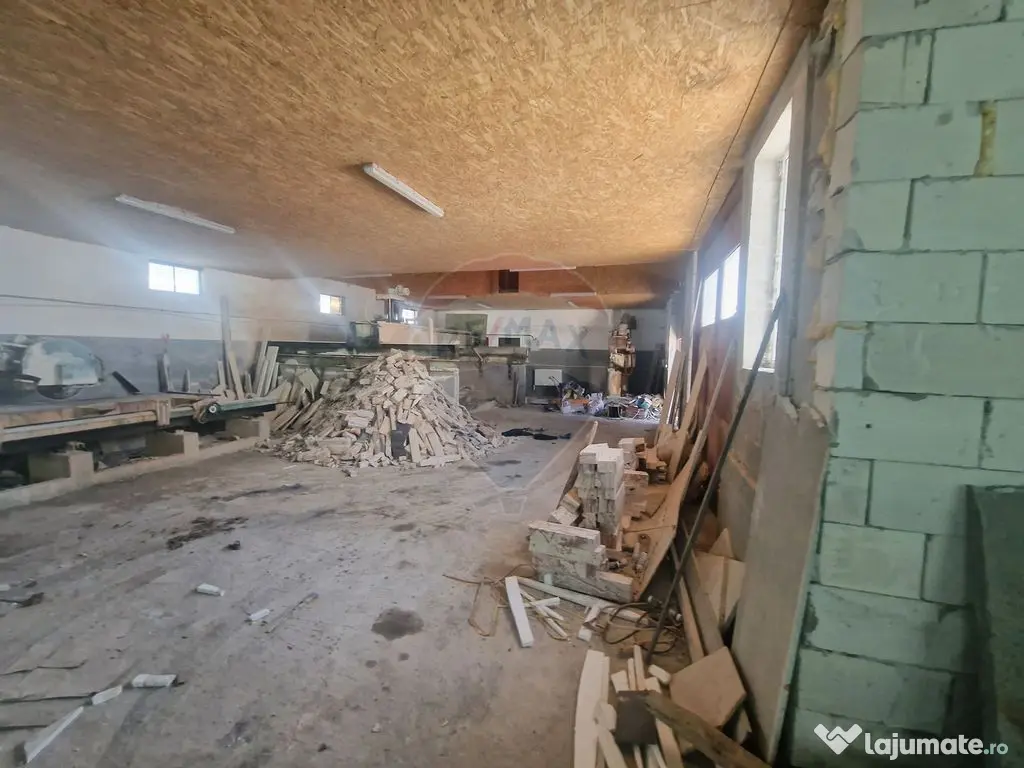 Hala de depozitare si productie în Almas, Județul Neamț