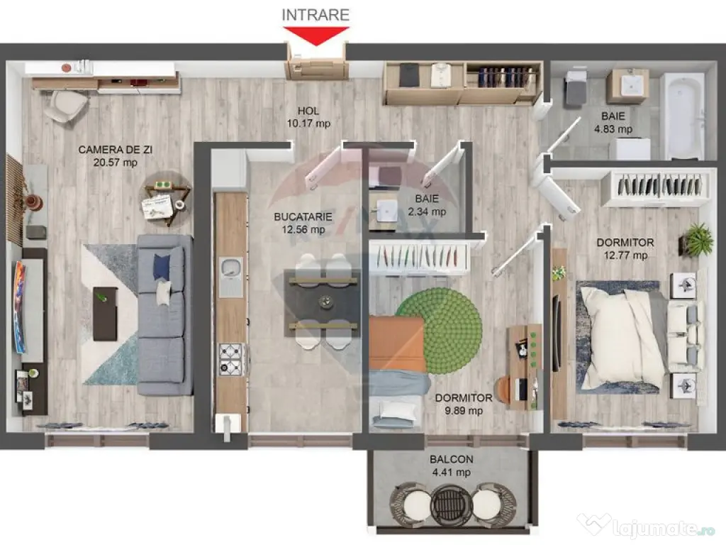 Apartament modern de 74 mp în Șelimbăr 