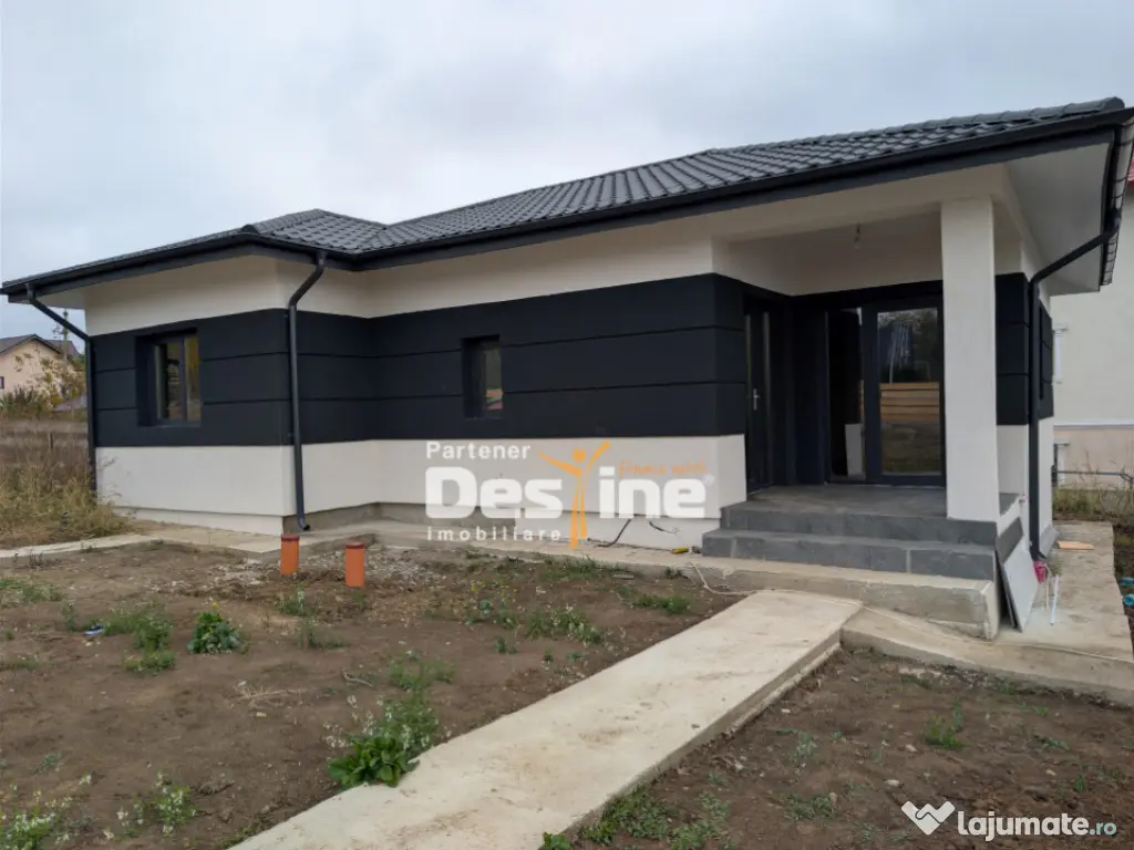 Casă tip mediteranean 75 mp P+POD edificată 2024 500 mp TE 