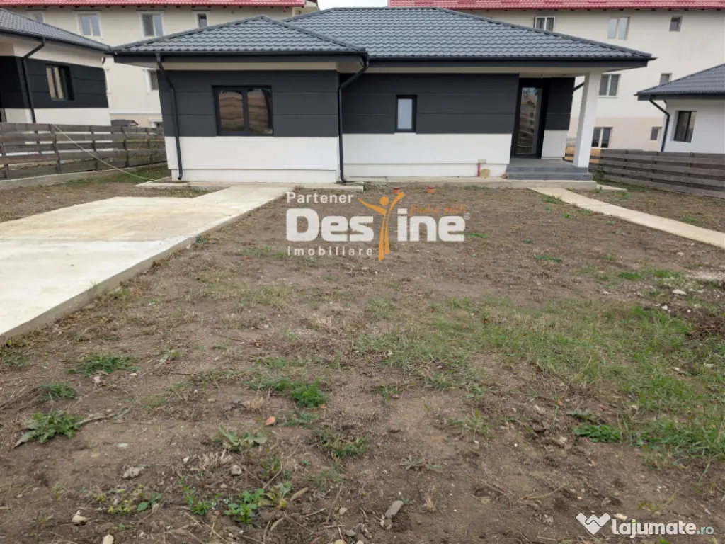 Casă tip mediteranean 75 mp P+POD edificată 2024 500 mp TE 