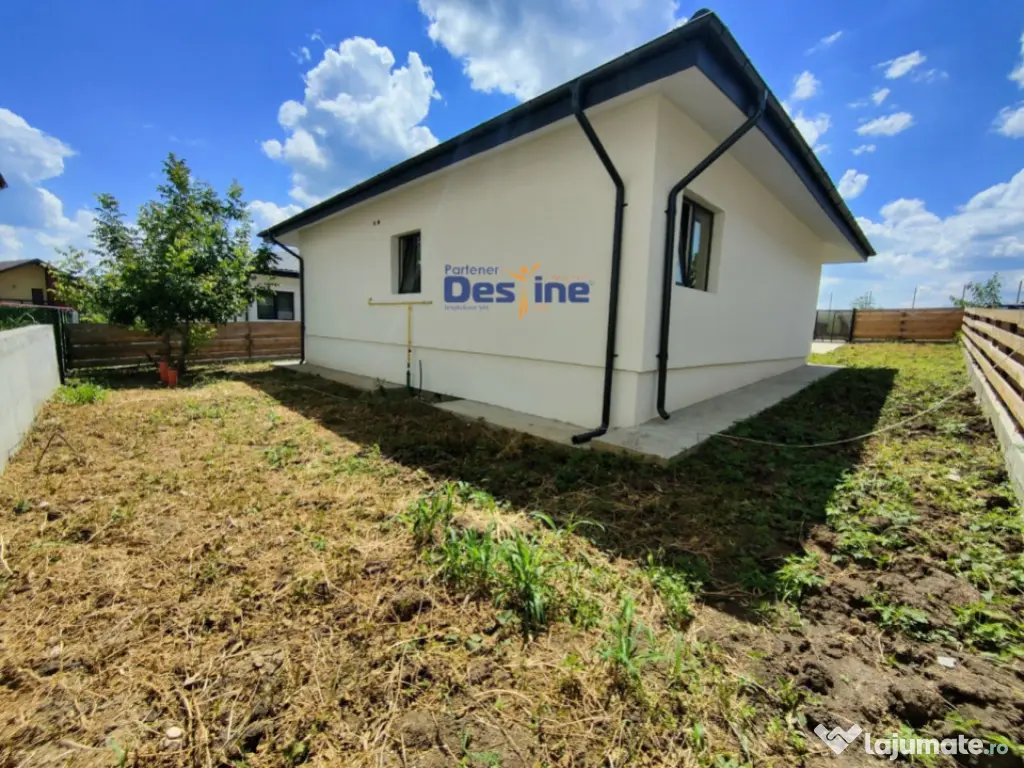 Casă tip mediteranean 75 mp P+POD edificată 2024 500 mp TE 