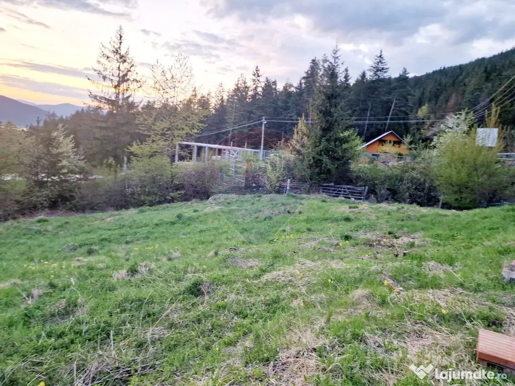 Teren cu vedere la Muntele Ceahlau