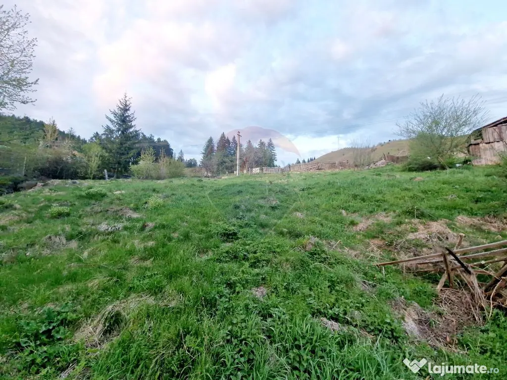Teren cu vedere la Muntele Ceahlau