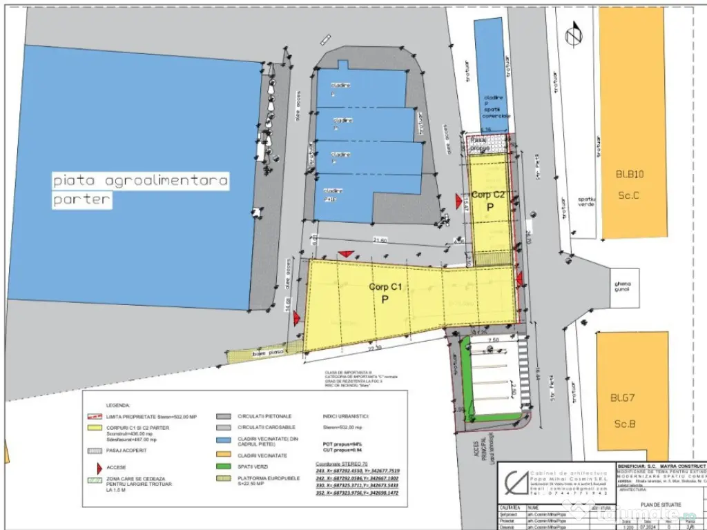 Spațiu Comercial de Vânzare – Închiriat Carrefour, Piata Slobozia