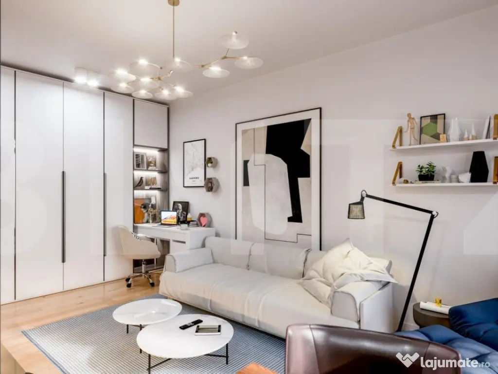 Apartament cu 2 camere, 53 mp, Ansamblu Rezidential, zona RI 