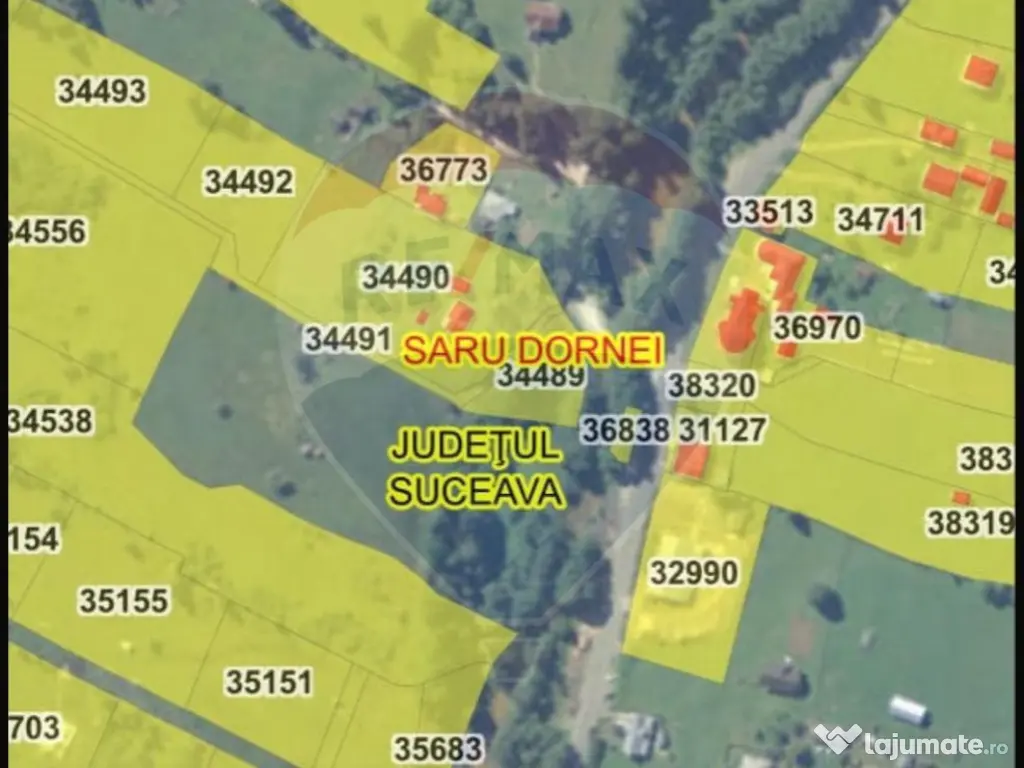 Teren 2,000 mp Saru Dornei / Strada Principala 