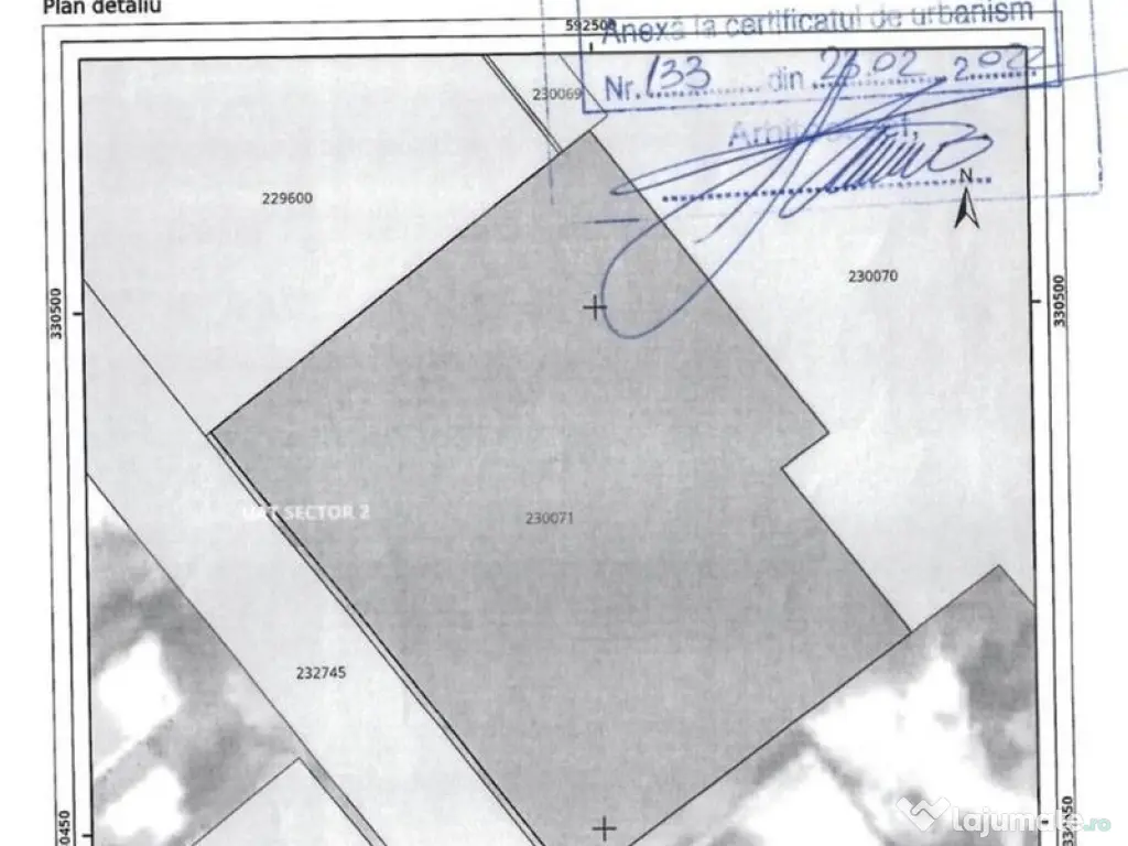 Fundeni, teren in suprafata de 2500 mp, cu o deschidere d... 