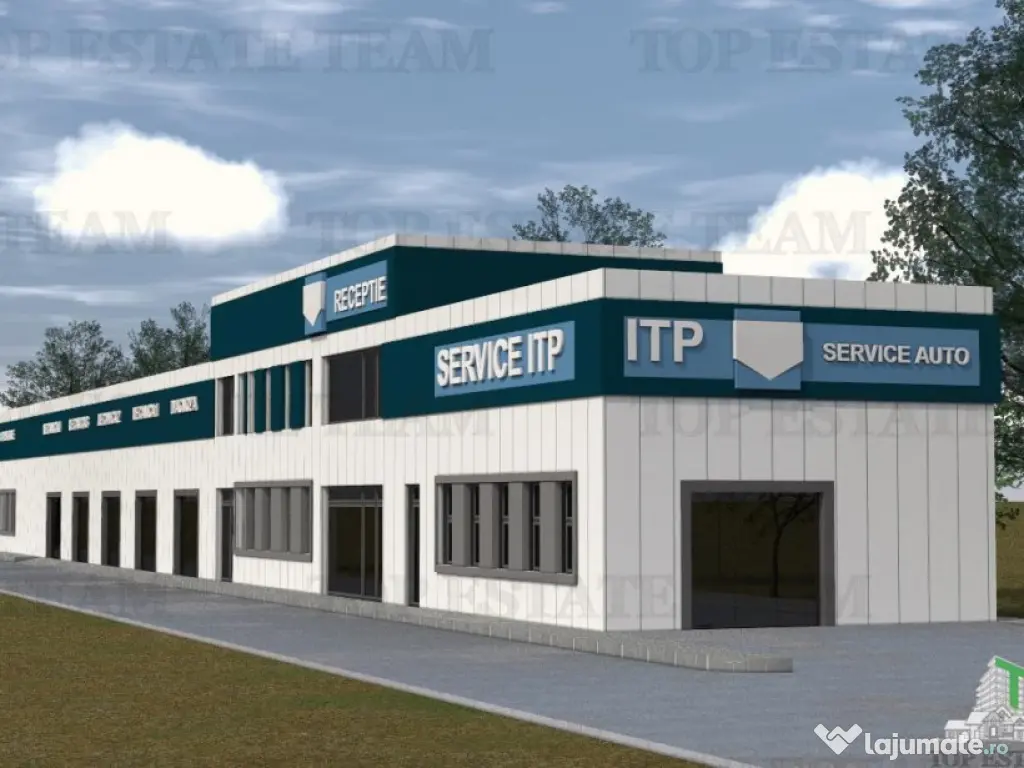 Hala industriala, pretabila, fabrica, productie, service aut