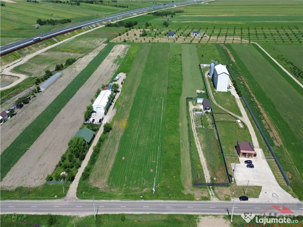 Teren 14.300 mp, D=50 ml, langa nod autrostrada A7 