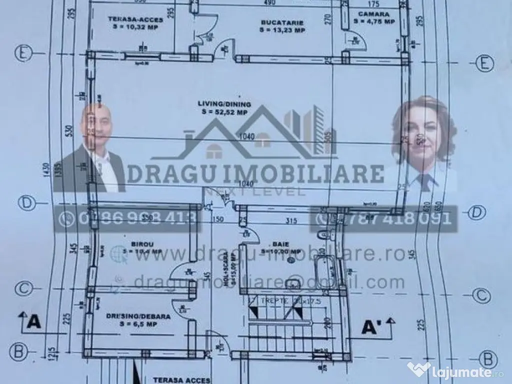 Vila si teren de 1500 mp/ Satu Nou/ Tecuci