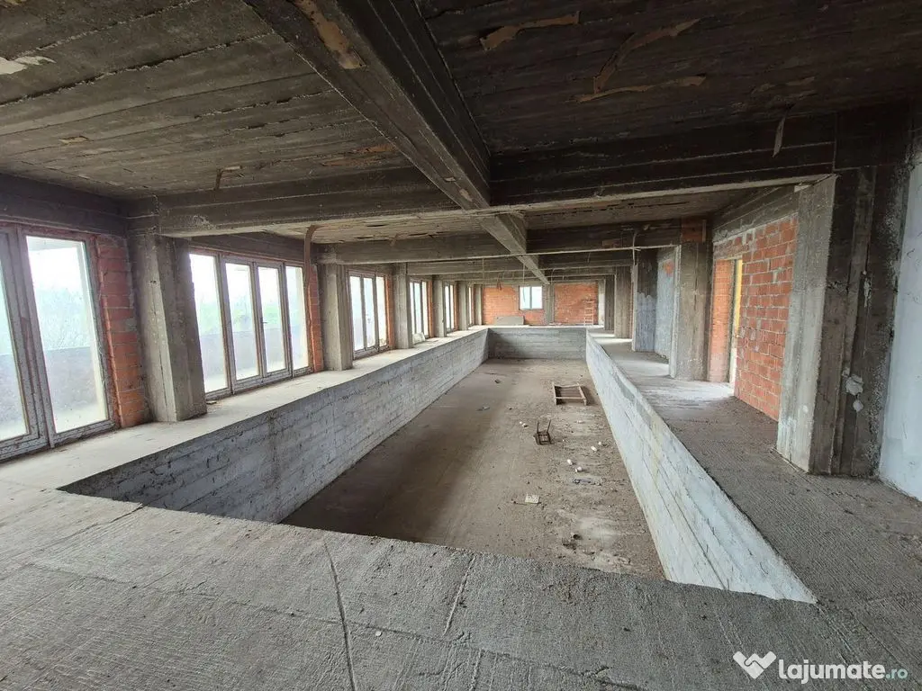 Cladire S+P+3+M - 1762,18 mp + teren 1608 mp - Lacul Morii 