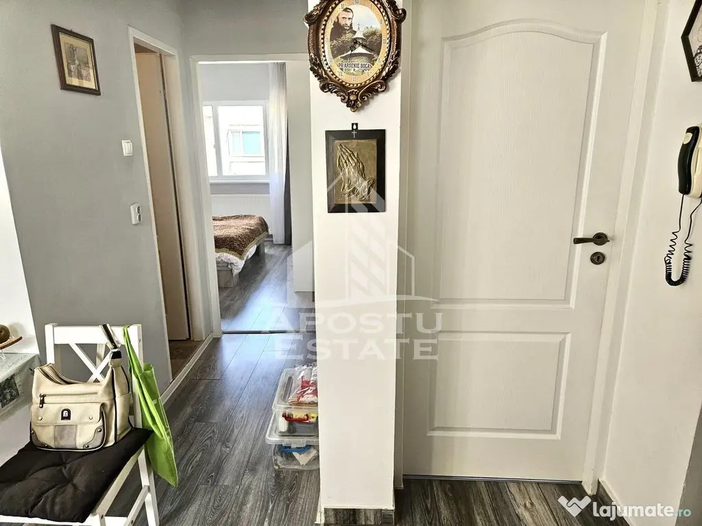 Apartament 2 camere, renovat, centrala proprie, zona Balc... 