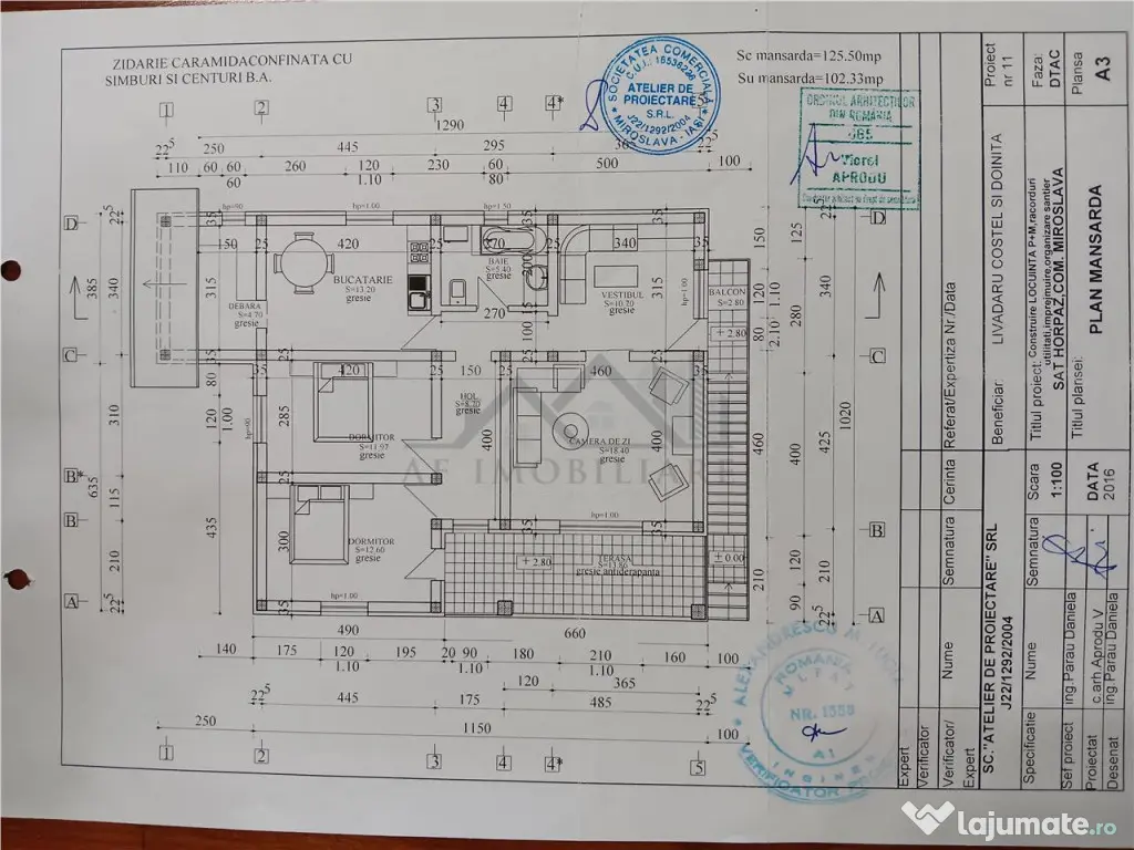 Horpaz Vila P M 206mp Teren 655mp la 500ml de intrarea in Ho 