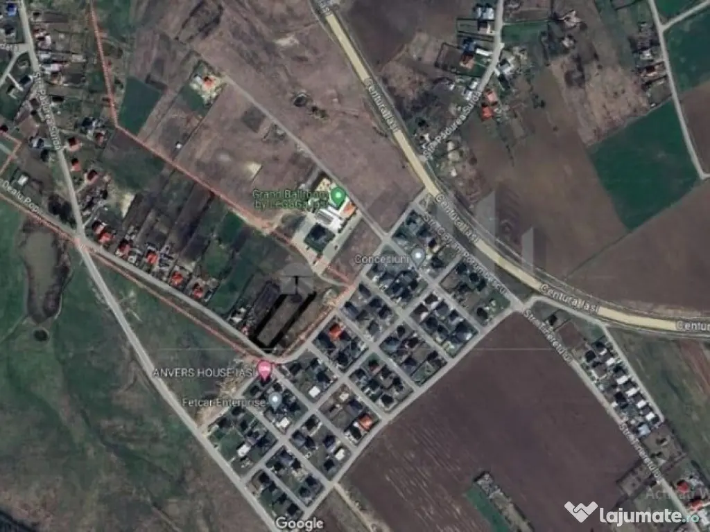 Cornesti - Miroslava teren 3500mp la asfalt cu toate utilita