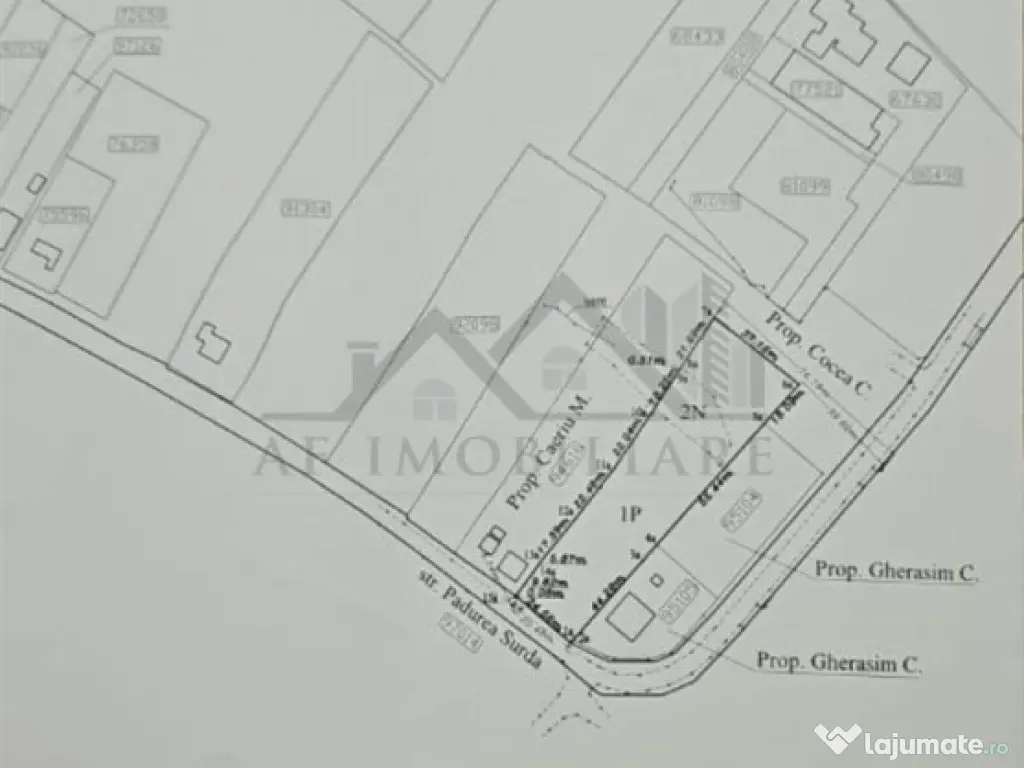 Cornesti - Miroslava teren 3500mp la asfalt cu toate utilita