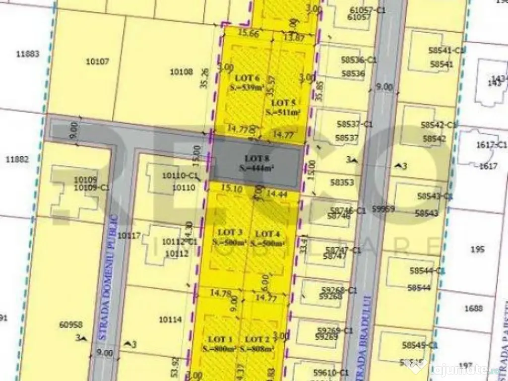 RECO . TEREN INTRAVILAN SANTANDREI . 