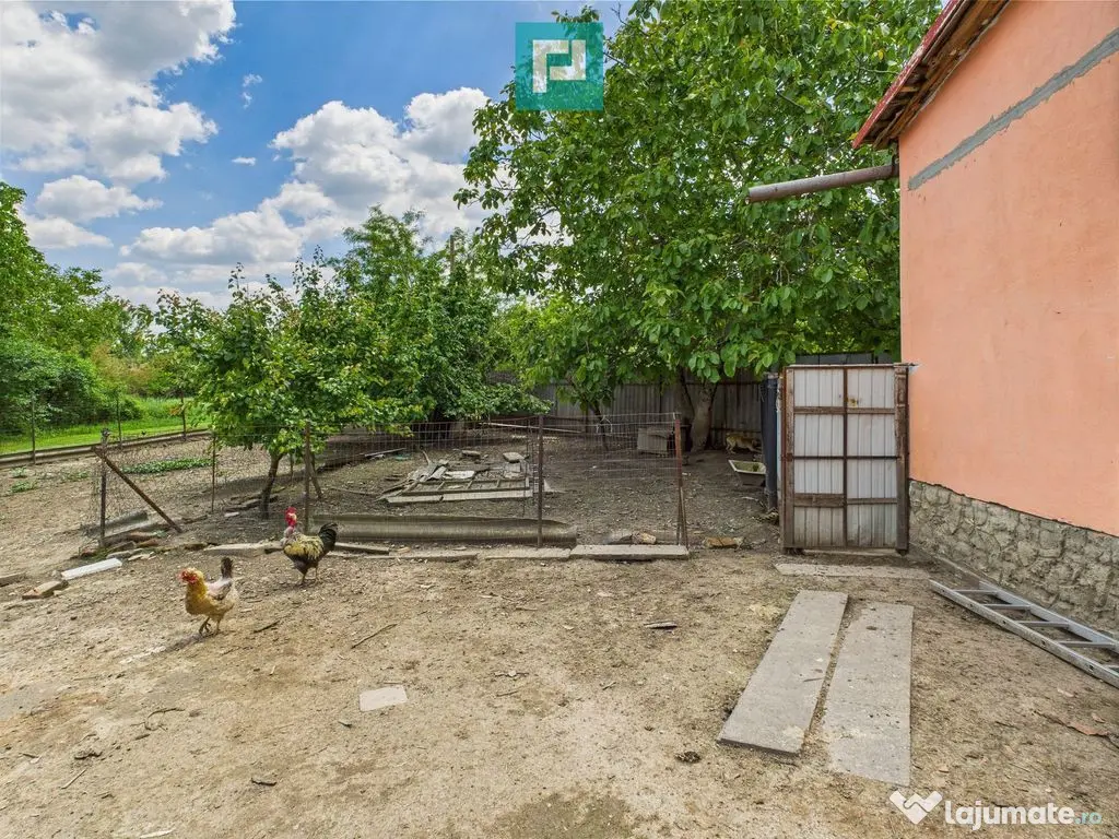 Casă cu 3 camere și teren generos lângă frontieră 