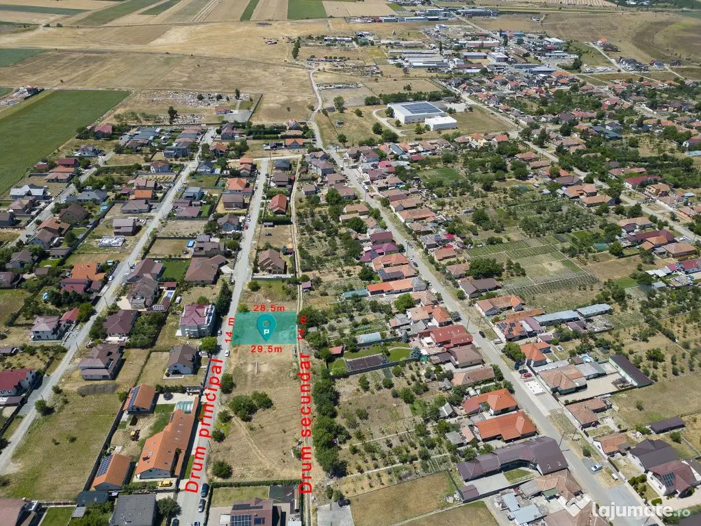 Loc de casă în Sânleani 414 mp 