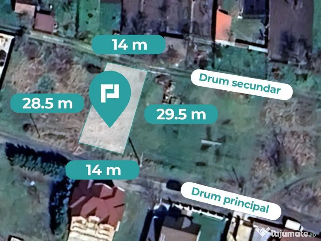 Loc de casă în Sânleani 414 mp 