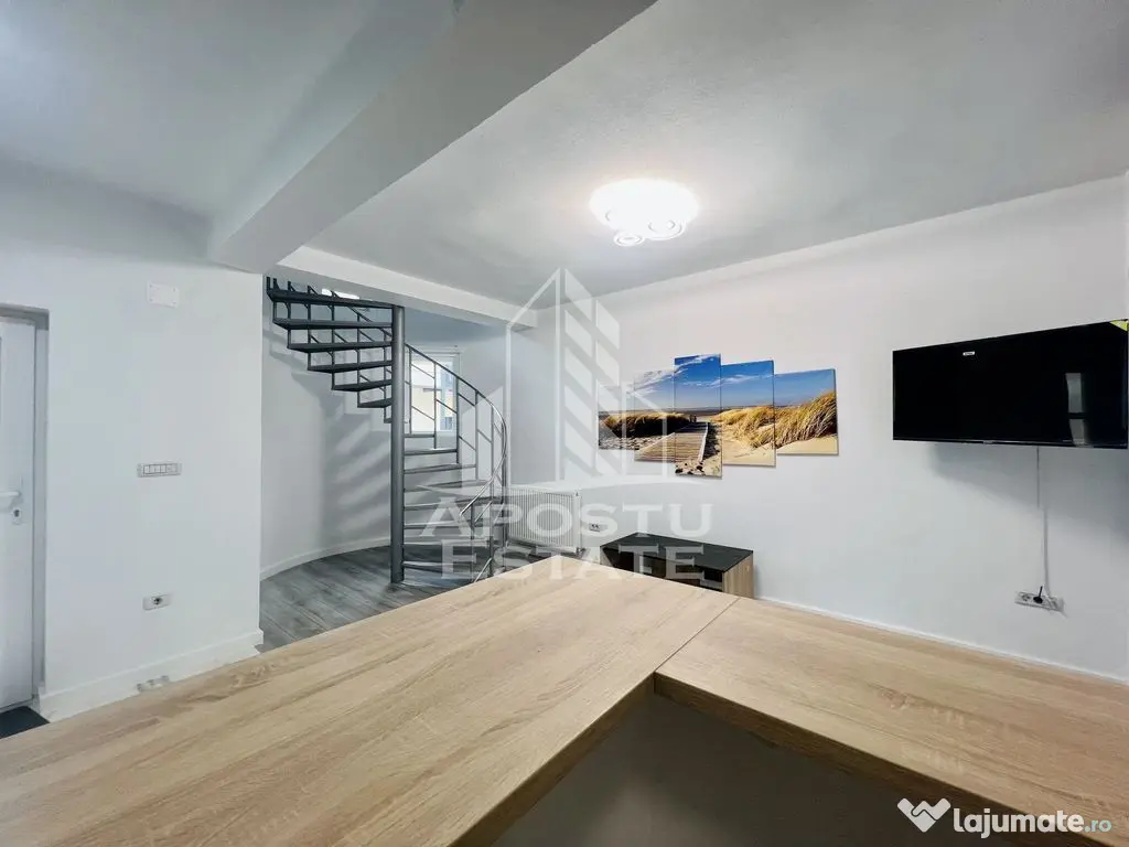 Apartament cu doua camere si scara interioara ,in zona Do... 