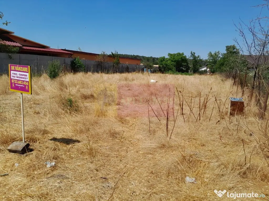 Teisori (Giurgiu) - teren 1800 mp de vanzare 