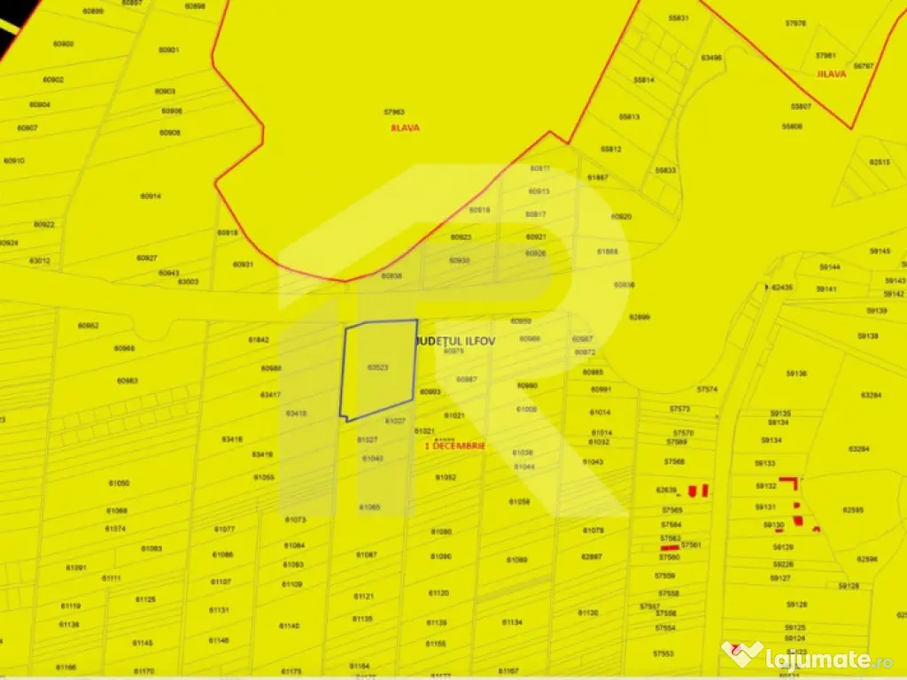 TEREN INTRAVILAN 20154 MP NOD AUTOSTRADA 1 DECEMBRIE