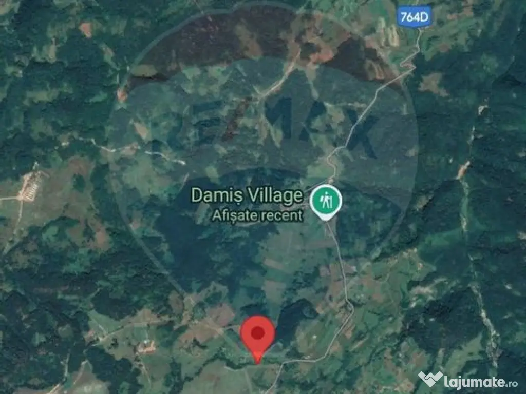 Teren intravilan constructii 1500 mp Damis Bratca drum DJ... 