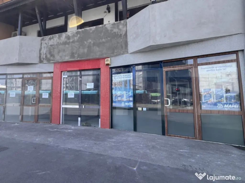 Spațiu comercial 163 mp, vitrină, vad auto/pietonal, Calea 