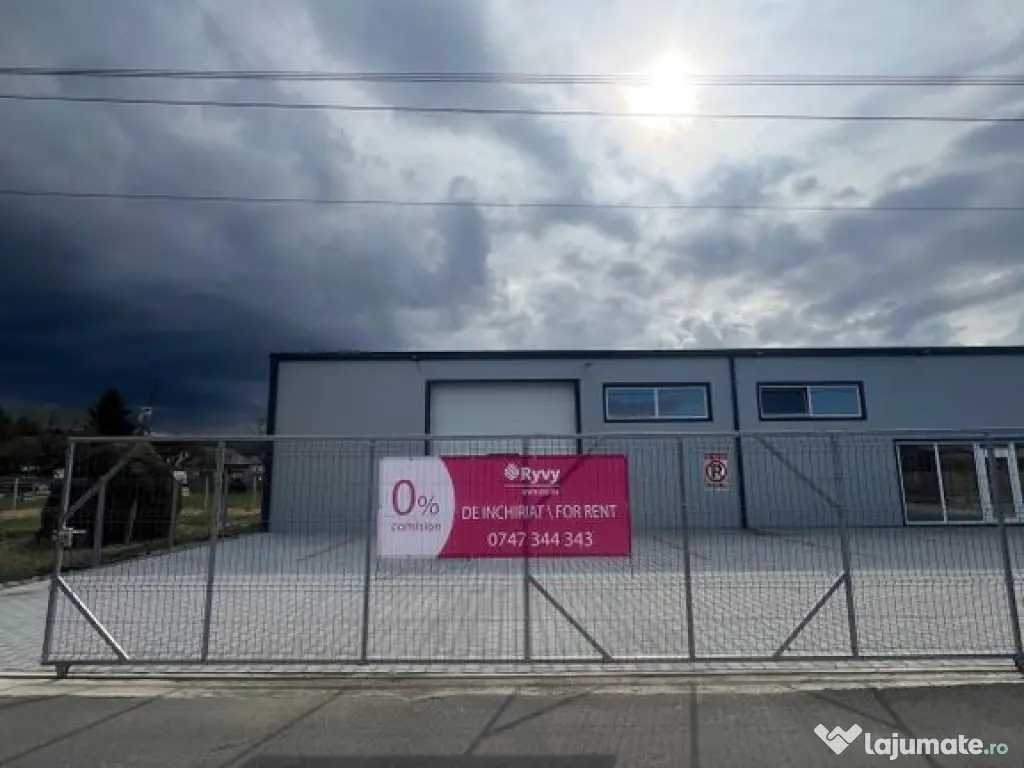 Hală comercială de închiriat, 300 mp, acces facil, În... 
