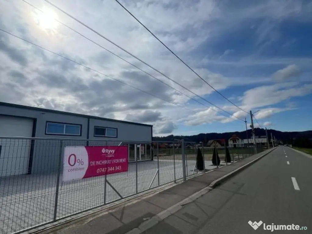 Hală comercială de închiriat, 300 mp, acces facil, În... 