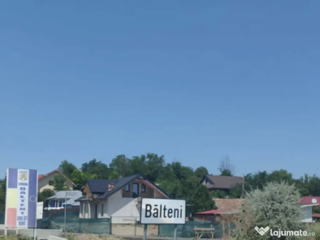 Teren extravilan Balteni la limita intravilanului 