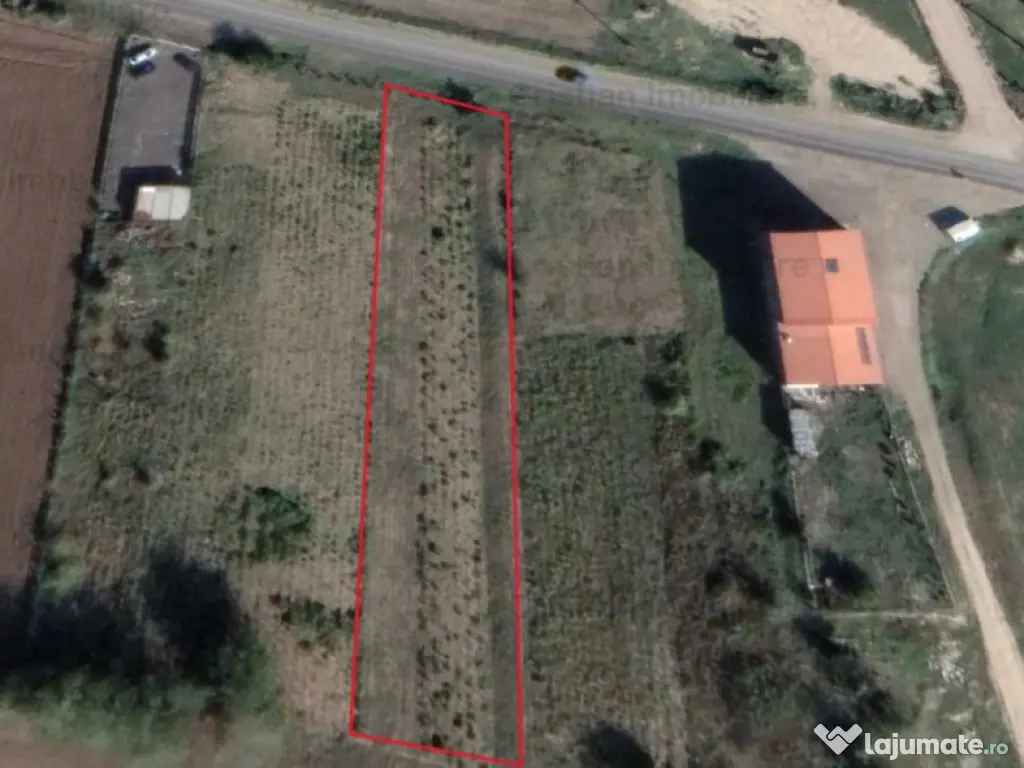 Teren 1750 mp intrare in Chiscani, deschidere 18 m la DJ 