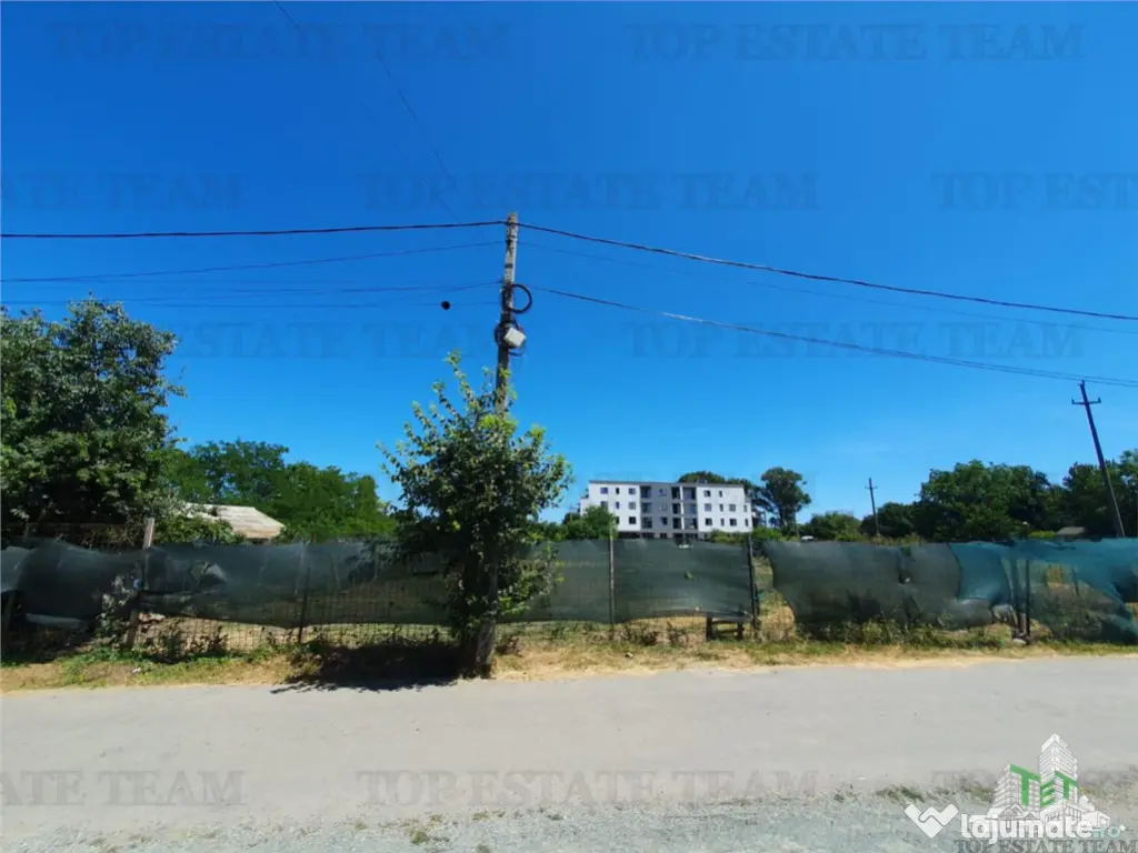 Teren intravilan cu deschidere la sosea Palazu Mare zona Elv