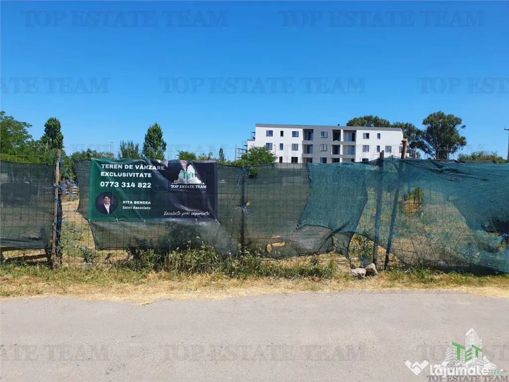 Teren intravilan cu deschidere la sosea Palazu Mare zona Elv