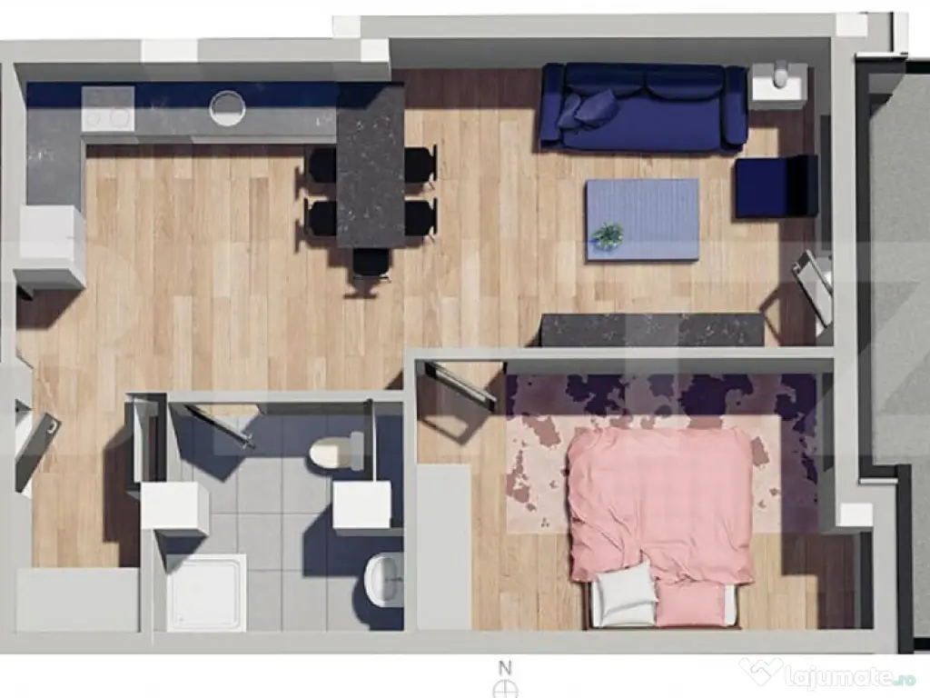 Comision 0! Apartament 2 camere, Bloc Nou, Petrom Calea Baci