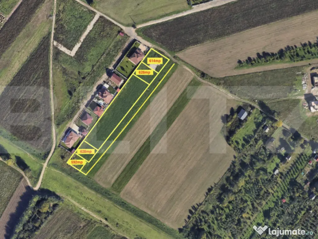 Parcele de vanzare, 592 mp sau 614 mp, zona Titulescu