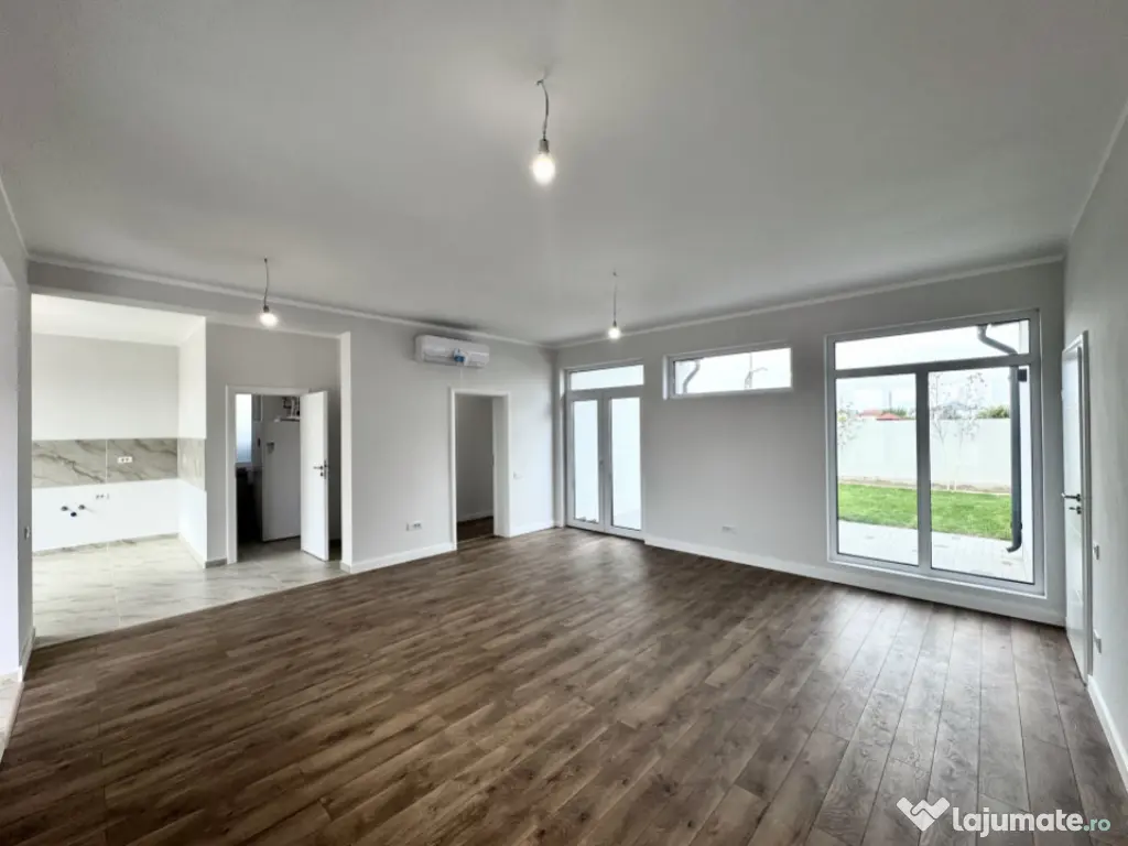 Casă individuală 4 camere, curte și acces privat-Domnesti 