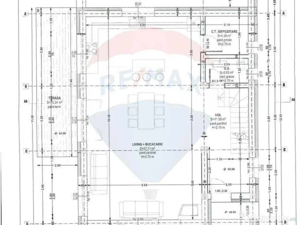 Proiect autorizat (AC) pentru constructia a 6 vile indivi... 
