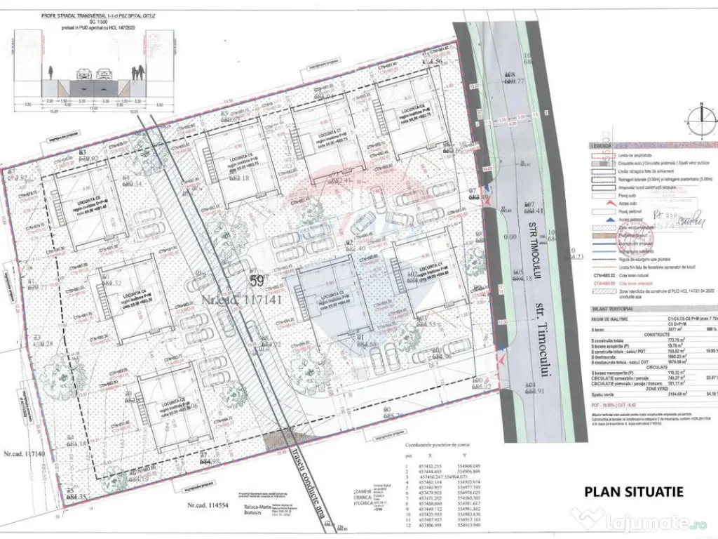 Proiect autorizat (AC) pentru constructia a 6 vile indivi... 