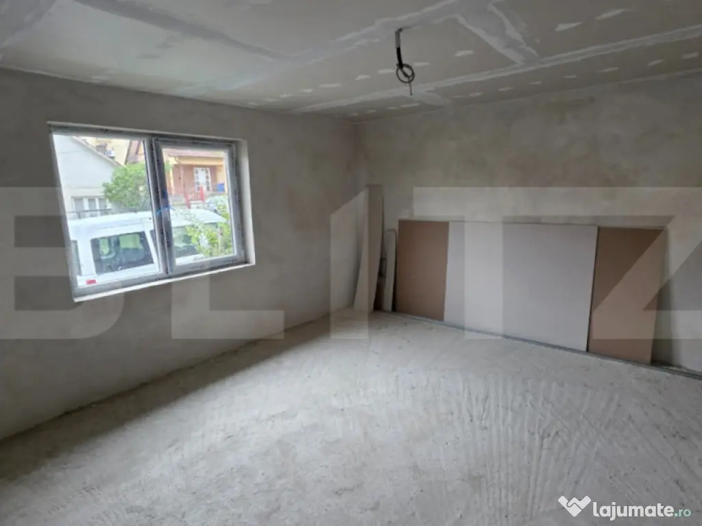 Casa pe un nivel, 80 mp, toate utilitatile, in Bistrita