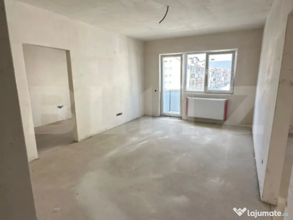 Apartament semifinisat, bucatarie inchisa, dressing, parcare