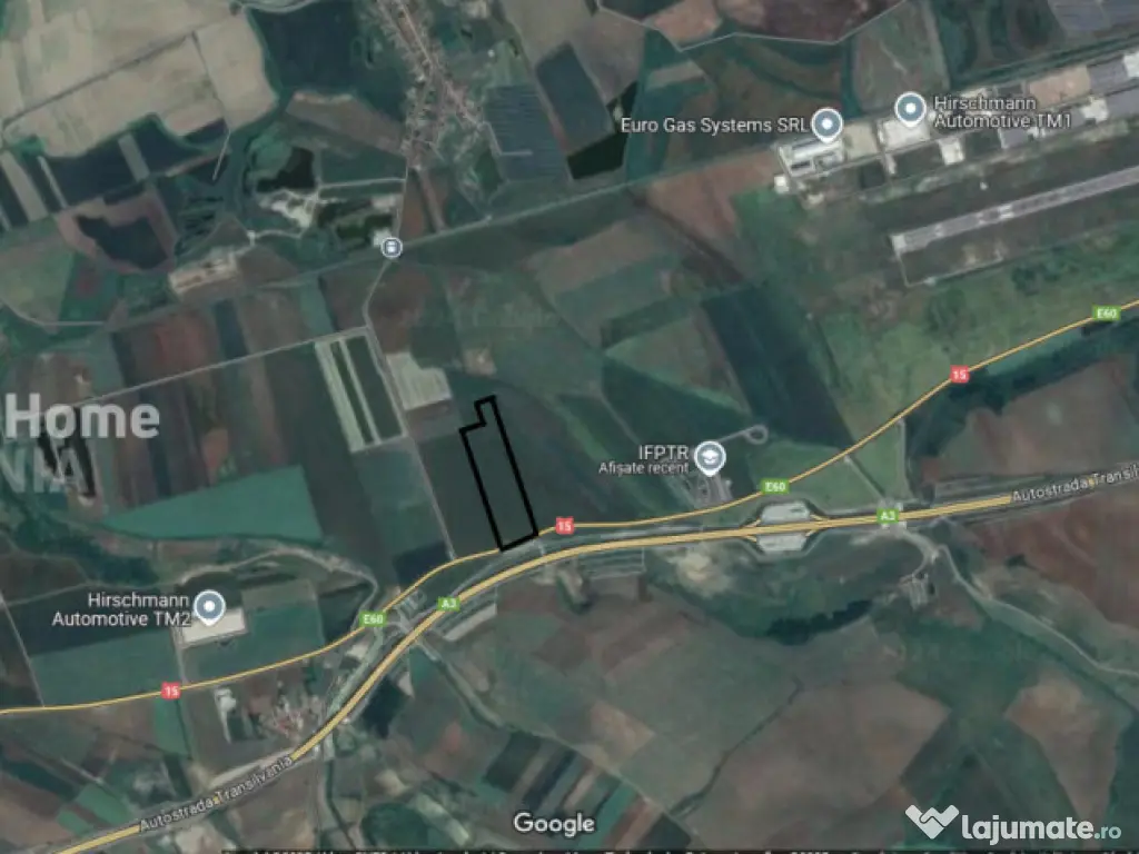 Teren 25.000 Mp-DN 15 Autostrada Transilvania - Mures
